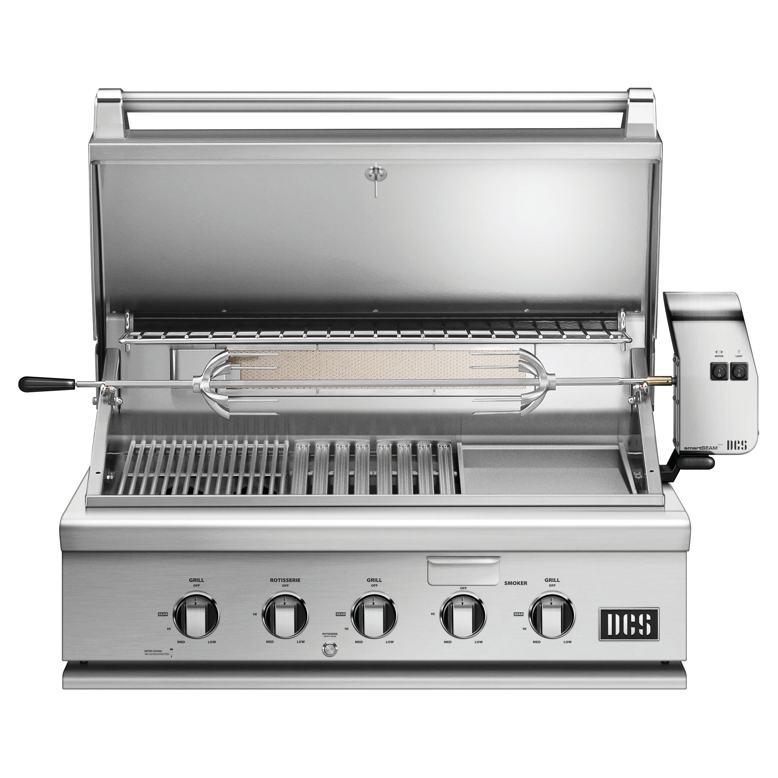  DCS Series 7 36in Built-in Gas Grill with Rotisserie BH1-36R-N IMAGE 9
