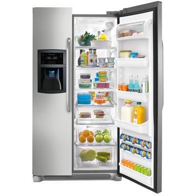  Frigidaire 36-inch, 22.6 cu. ft. Counter-Depth Side-by-Side Refrigerator with Ice and Water FFSC2323LS-B IMAGE 2