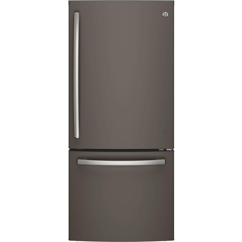  GE 30-inch, 20.9 cu. ft. Bottom Freezer Refrigerator GDE21DMKES IMAGE 1