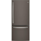  GE 30-inch, 20.9 cu. ft. Bottom Freezer Refrigerator GDE21DMKES IMAGE 1