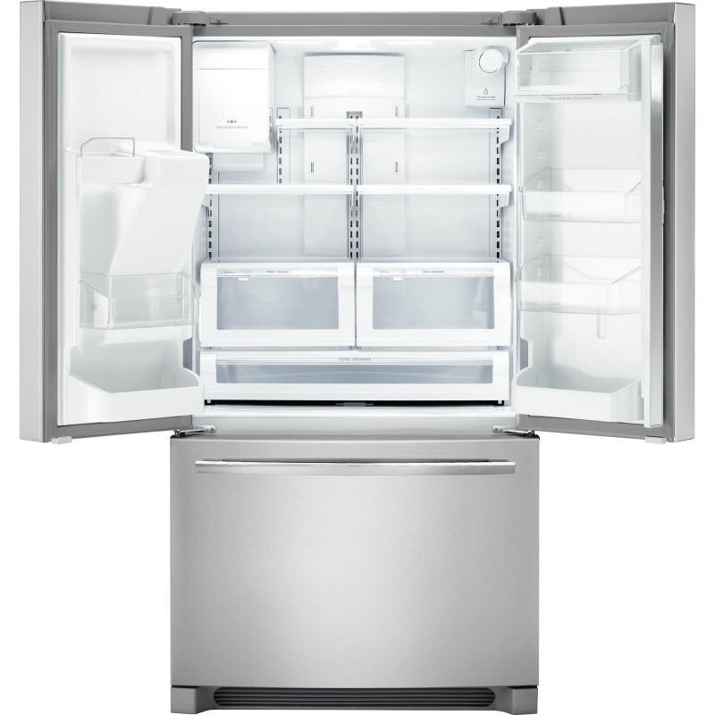  Frigidaire 36-inch, 21.9 cu. ft. Counter-Depth French 3-Door Refrigerator with Ice and Water FDBC2250SS IMAGE 2