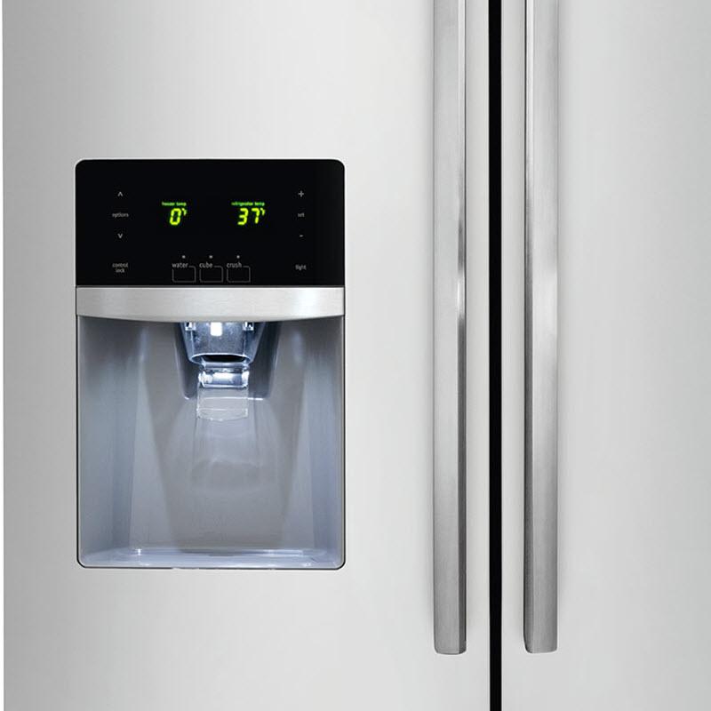  Frigidaire 36-inch, 21.9 cu. ft. Counter-Depth French 3-Door Refrigerator with Ice and Water FDBC2250SS IMAGE 3