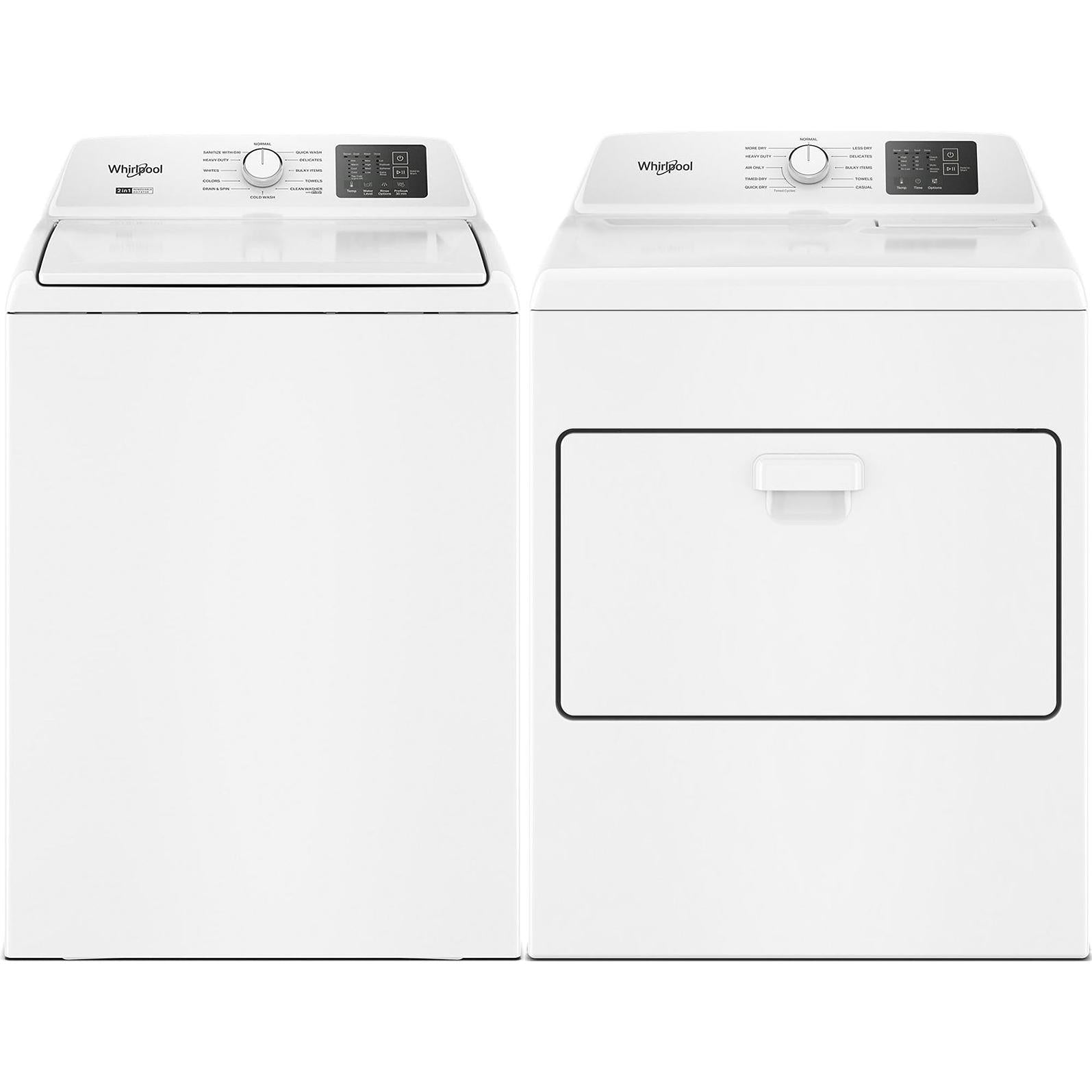  Whirlpool Laundry WTW4107SW, WED4107SW IMAGE 1