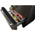  KitchenAid 36-inch, 23.8 cu. ft. Counter-Depth French 3-Door Refrigerator with Ice and Water KRFC704FBS IMAGE 4