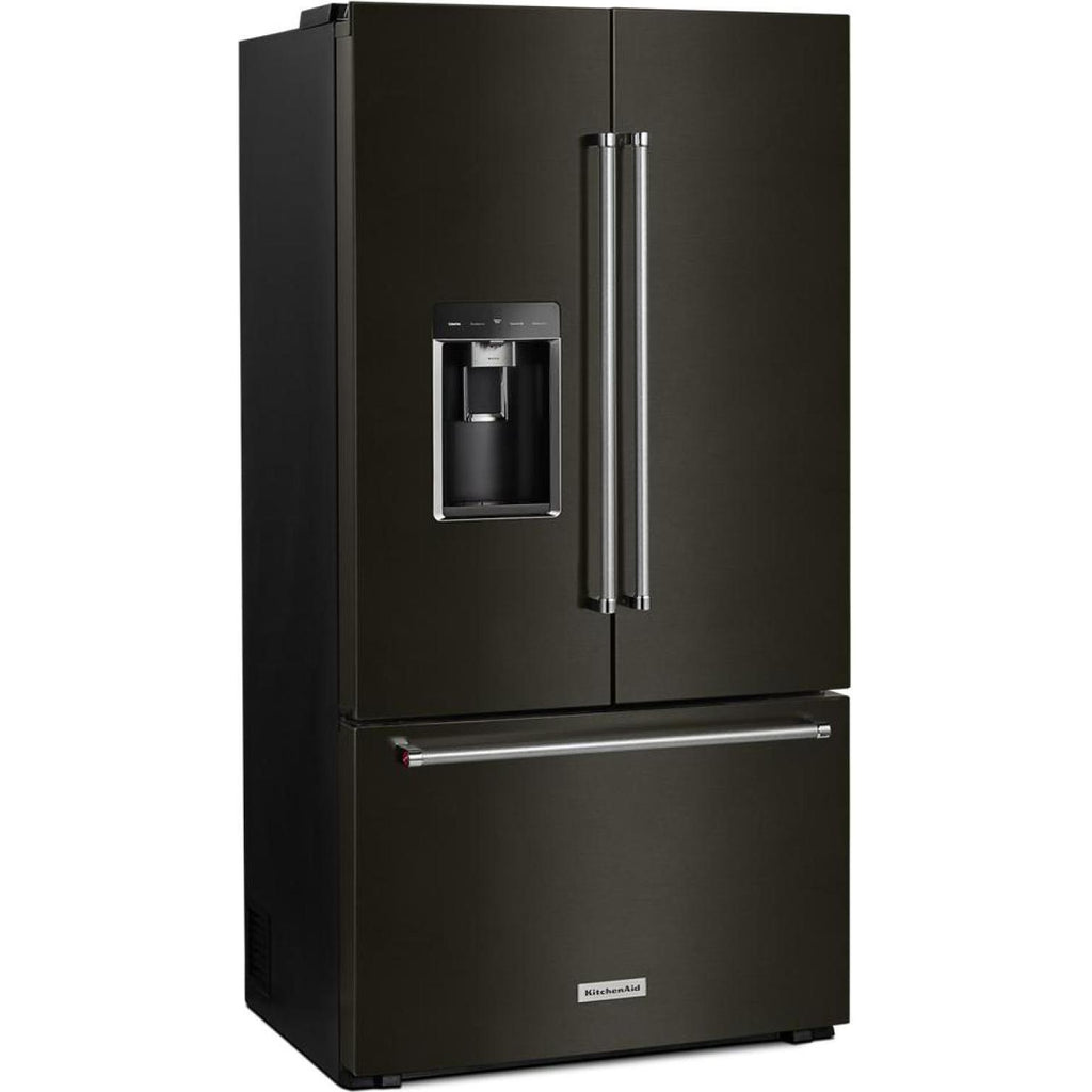  KitchenAid 36-inch, 23.8 cu. ft. Counter-Depth French 3-Door Refrigerator with Ice and Water KRFC704FBS IMAGE 8