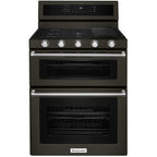  KitchenAid 30-inch Freestanding Gas Range KFGD500EBS IMAGE 1
