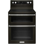  KitchenAid 30-inch Freestanding Electric Range YKFED500EBS IMAGE 1