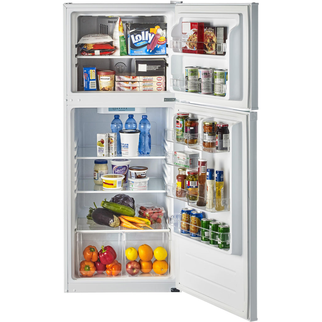  Moffat 24-inch, 11.55 cu. ft. Top Freezer Refrigerator MPE12FGKWW IMAGE 3