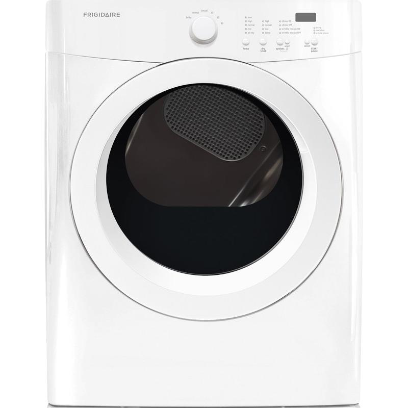  Frigidaire 7 cu. ft. Electric Dryer CFQE5000QW IMAGE 1