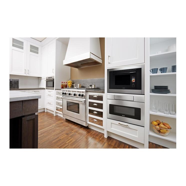  Sharp 30-inch, 1.2 cu. ft. Drawer Microwave Oven SMD3077ASC IMAGE 3