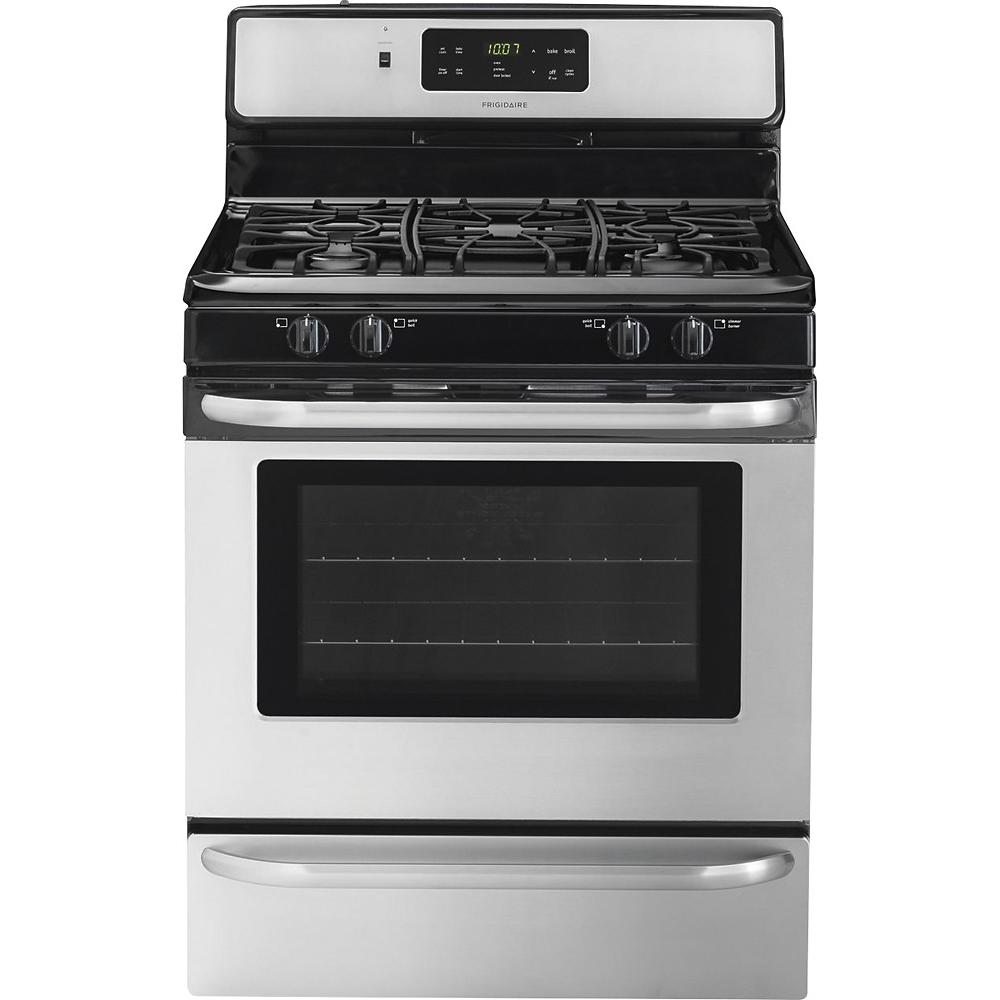  Frigidaire 30-inch Freestanding Gas Range FFGF3024SS IMAGE 1