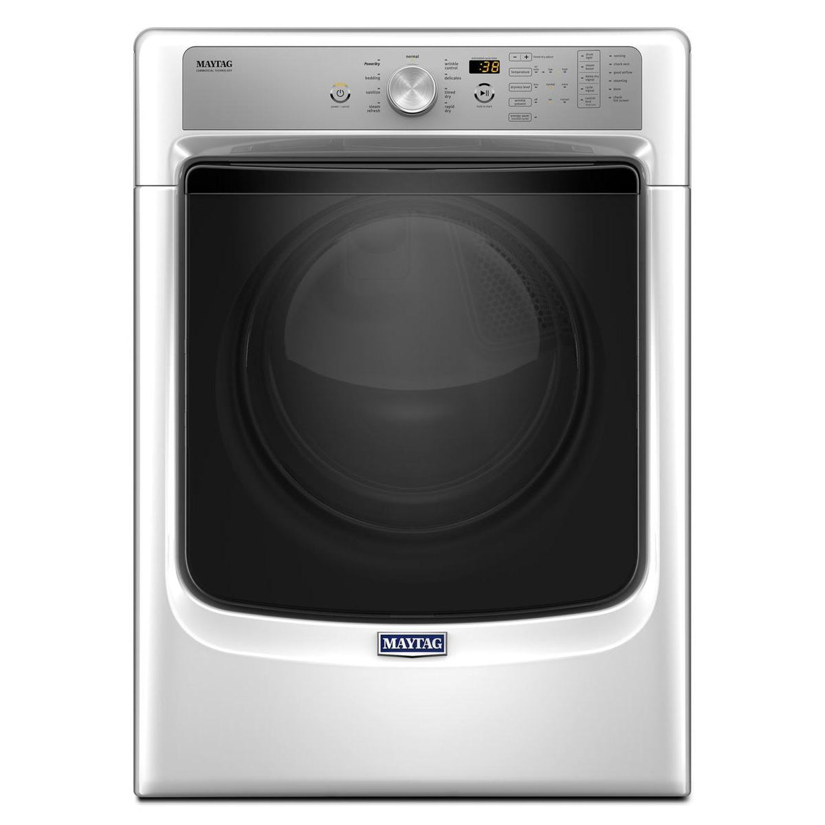  Maytag 7.4 cu. ft. Electric Dryer with Steam MED5500FW IMAGE 1