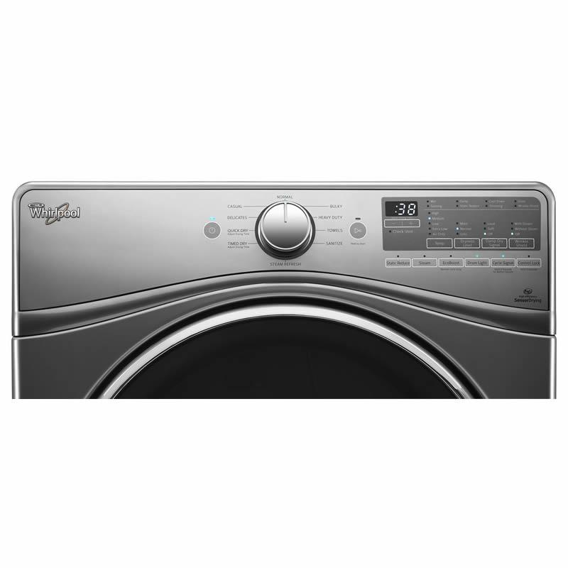  Whirlpool 7.4 cu. ft. Electric Dryer with Steam YWED92HEFC IMAGE 4