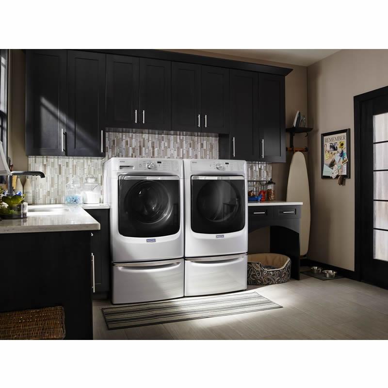  Maytag 7.4 cu. ft. Electric Dryer with Steam YMED8200FW IMAGE 3