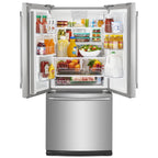  Maytag 30-inch, 19.7 cu. ft. French 3-Door Refrigerator with Water Dispenser MFW2055FRZ IMAGE 3