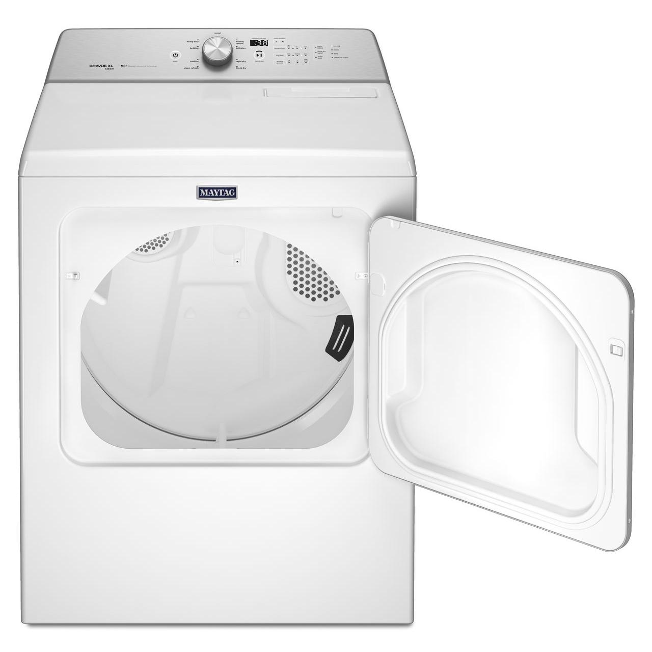  Maytag 7 cu. ft. Electric Dryer with Steam MEDB766FW IMAGE 2