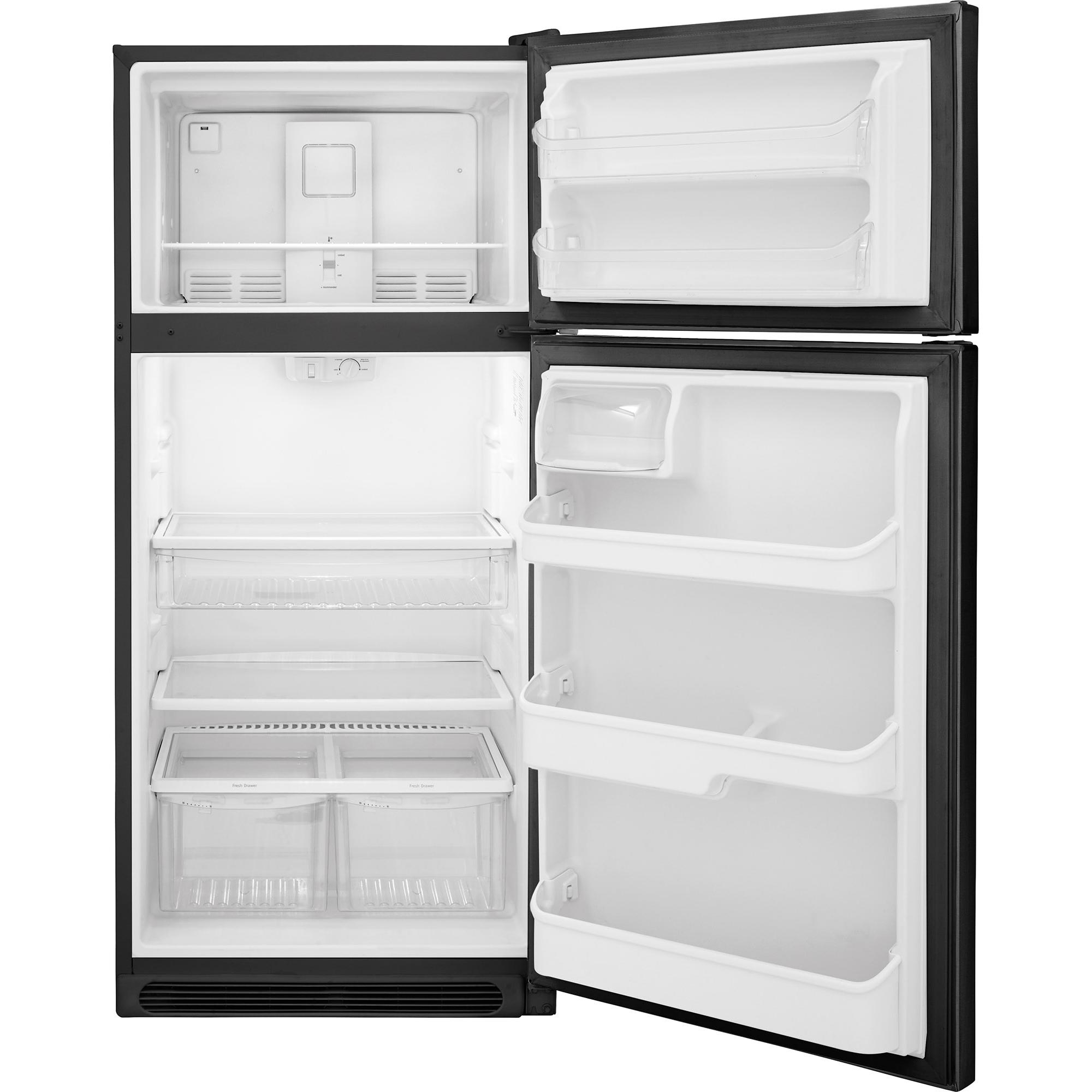  Frigidaire 30-inch, 18 cu. ft. Top Freezer Refrigerator FFTR1828SE IMAGE 3