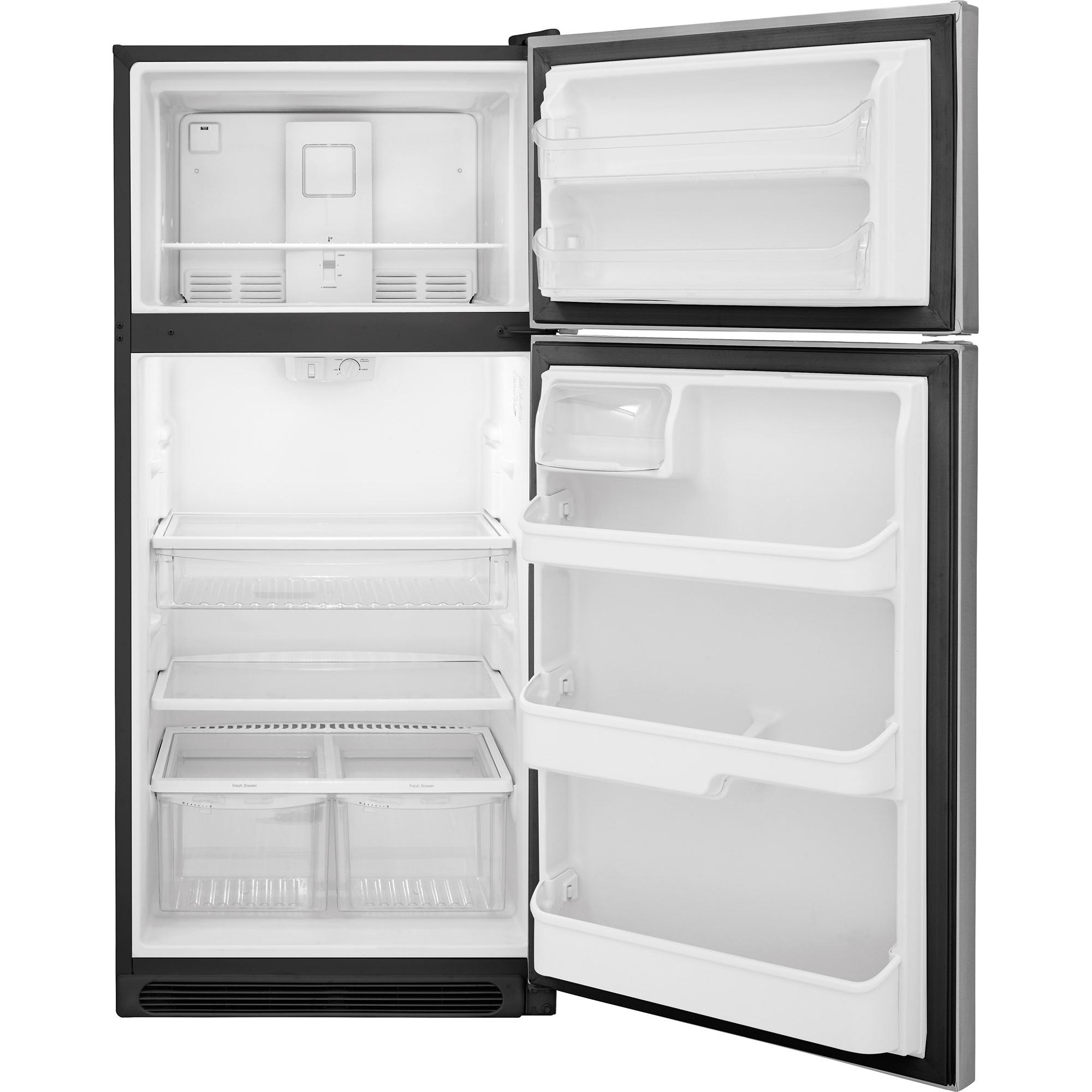  Frigidaire 30-inch, 18 cu. ft. Top Freezer Refrigerator FFTR1828SS IMAGE 2
