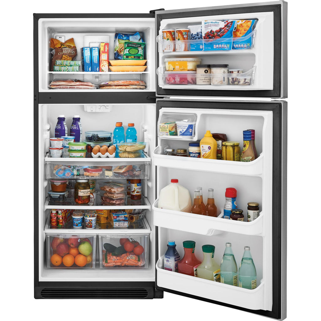  Frigidaire 30-inch, 18 cu. ft. Top Freezer Refrigerator FFTR1828SS IMAGE 3