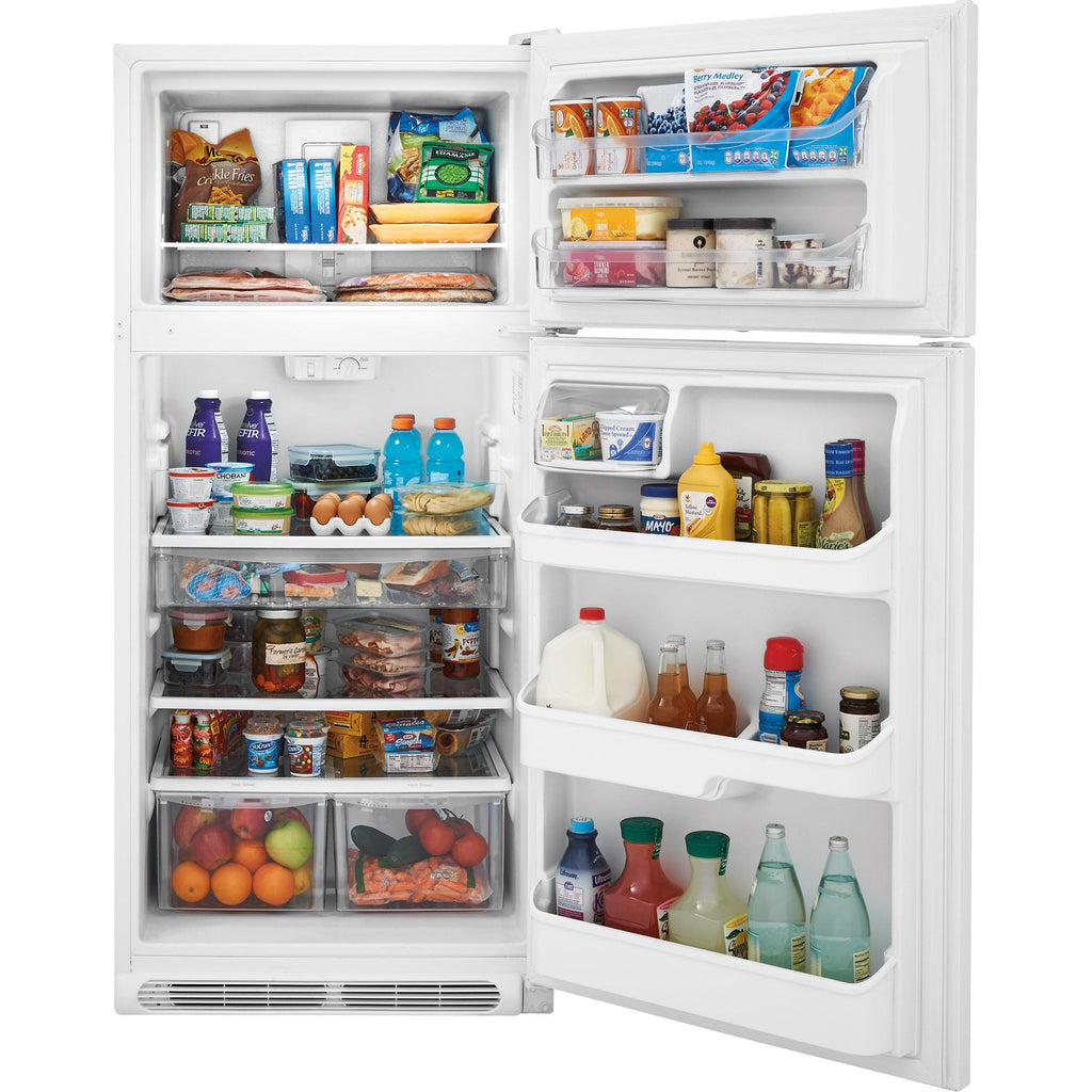  Frigidaire 30-inch, 18 cu. ft. Top Freezer Refrigerator FFTR1828SP IMAGE 3
