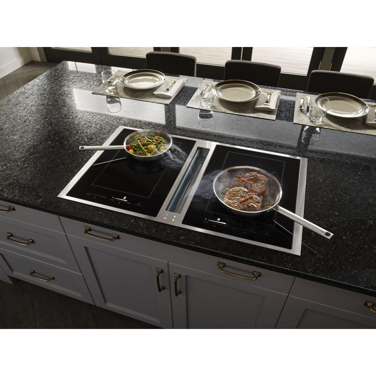  JennAir 36-inch Built-in Induction Cooktop with Keep Warm™ Function JID4436ES IMAGE 5