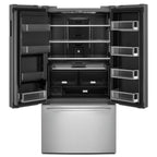  JennAir 36-inch, 23.8 cu. ft. Counter-Depth French 3-Door Refrigerator with Ice and Water JFFCC72EFS IMAGE 2