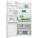  Fisher & Paykel 32-inch, 17.5 cu. ft. Counter-Depth Bottom Freezer Refrigerator RF170BLPW6 IMAGE 2