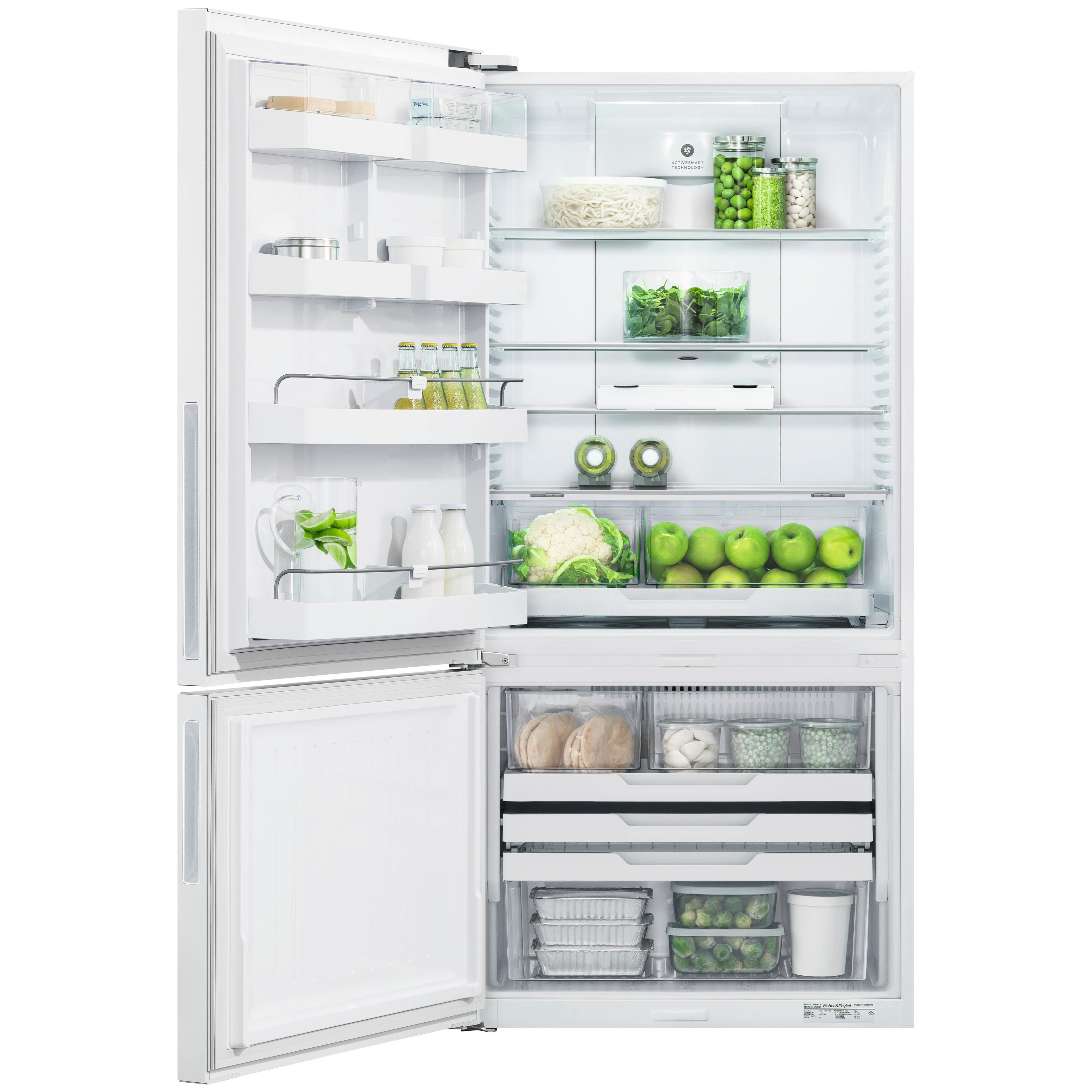 Fisher & Paykel 32-inch, 17.5 cu. ft. Counter-Depth Bottom Freezer Refrigerator RF170BLPW6 IMAGE 2