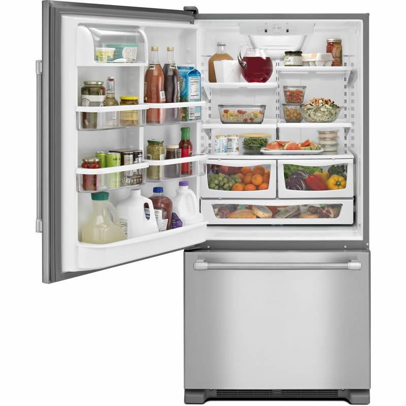  Maytag 30-inch, 18.6 cu. ft. Bottom Freezer Refrigerator MBL1957FEZ IMAGE 3
