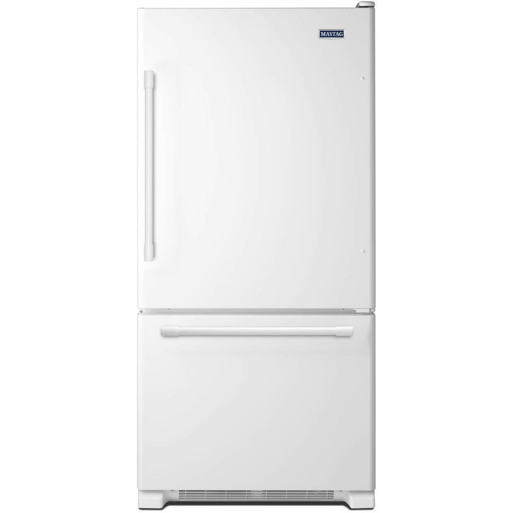  Maytag 30-inch, 18.6 cu. ft. Bottom Freezer Refrigerator MBB1957FEW IMAGE 1