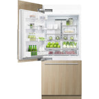  Fisher & Paykel 36-inch, 16.8 cu. ft. Built-in Bottom Freezer Refrigerator with ActiveSmart™ RS36W80LJ1 IMAGE 2