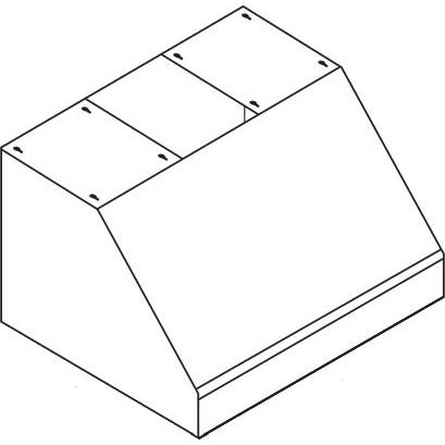  JennAir 36-inch Wall Mount Hood Shell JXA9036ADP IMAGE 1