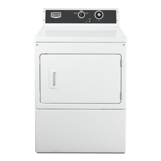  Maytag Commercial Laundry 7.4 cu. ft. Gas Front Loading Commercial Dryer MDG18MNAWW IMAGE 1