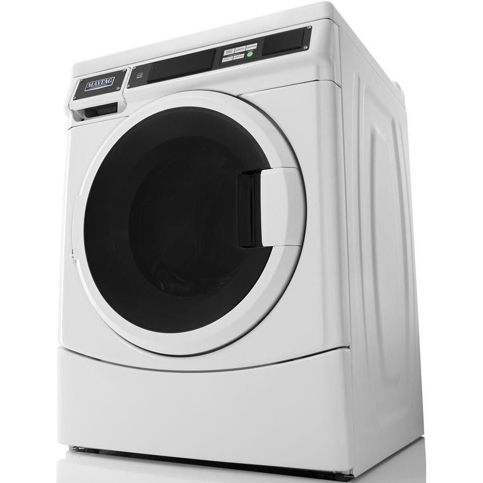  Maytag Commercial Laundry Card Front Loading Commercial Washer MHN33PRCWW IMAGE 1