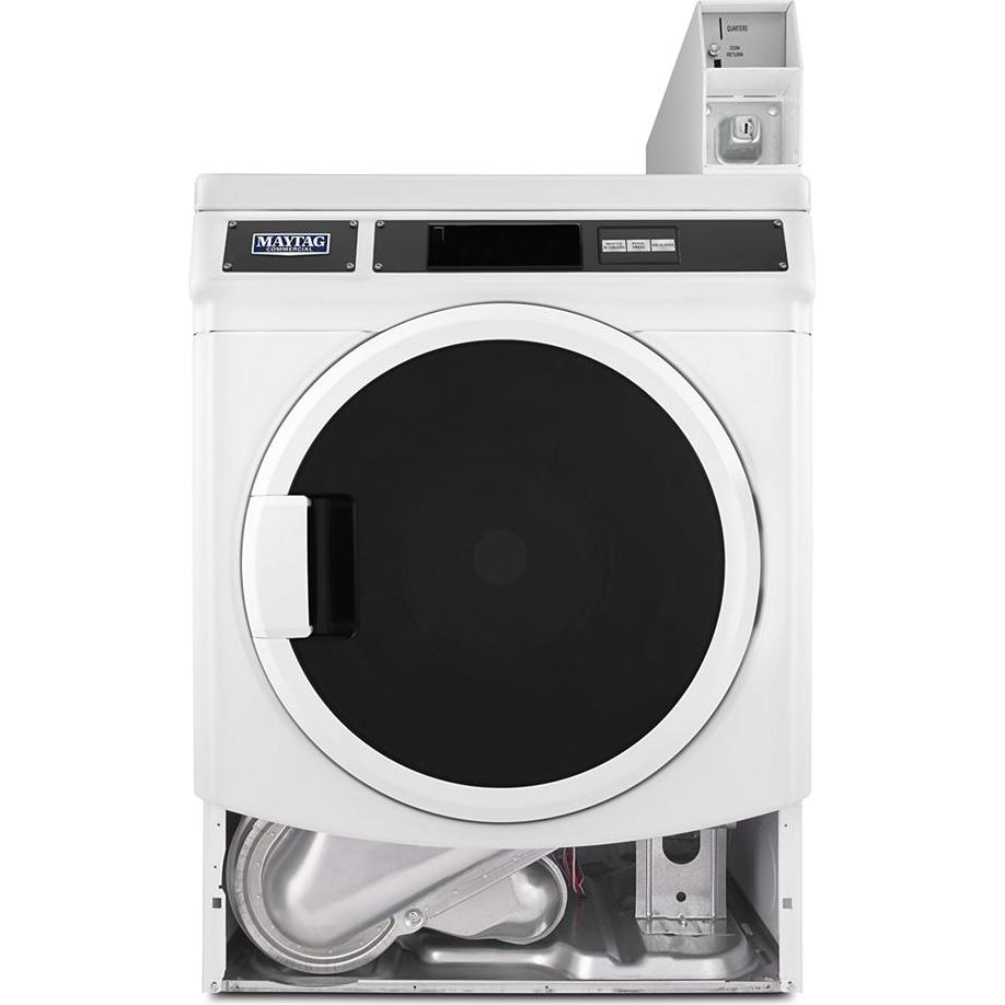  Maytag Commercial Laundry Coin Drop 6.7 cu. ft. Electric Front Loading Commercial Dryer MDE28PDCZW IMAGE 2