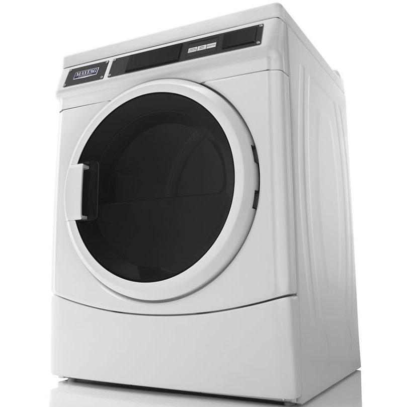  Maytag Commercial Laundry 6.7 cu. ft. Electric Front Loading Commercial Dryer MDE28PRCZW IMAGE 1