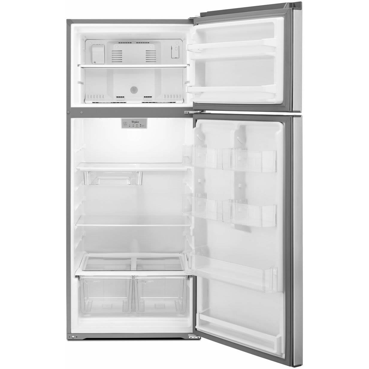  Whirlpool 28-inch, 17.64 cu. ft. Top Freezer Refrigerator WRT518SZFM IMAGE 2