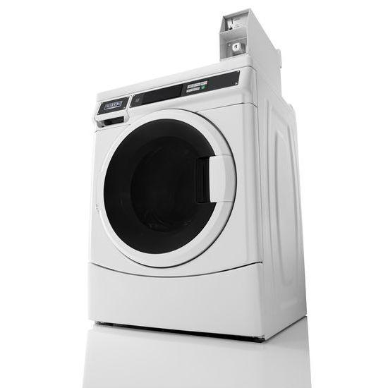  Maytag Commercial Laundry Coin Front Loading Commercial Washer MHN33PDCWW IMAGE 1