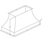  Vent-A-Hood 60-inch Ceiling Mount Range Hood JDIH460/C3SS IMAGE 2