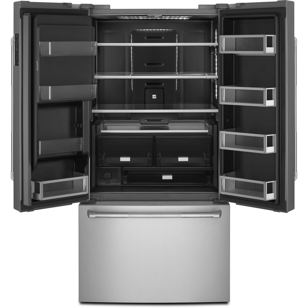  JennAir 36-inch, 23.8 cu. ft. Counter-Depth French 3-Door Refrigerator with Ice and Water JFFCC72EFP IMAGE 2