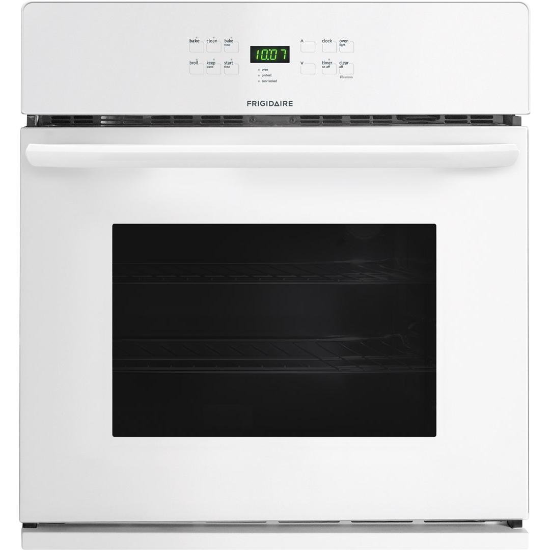  Frigidaire 27-inch, 3.8 cu. ft. Built-in Single Wall Oven FFEW2725PW IMAGE 1