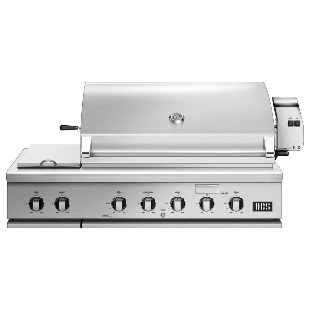  DCS Series 7 48in Built-in Gas Grill with Rotisserie & Double Side Burner BH1-48RS-L IMAGE 1