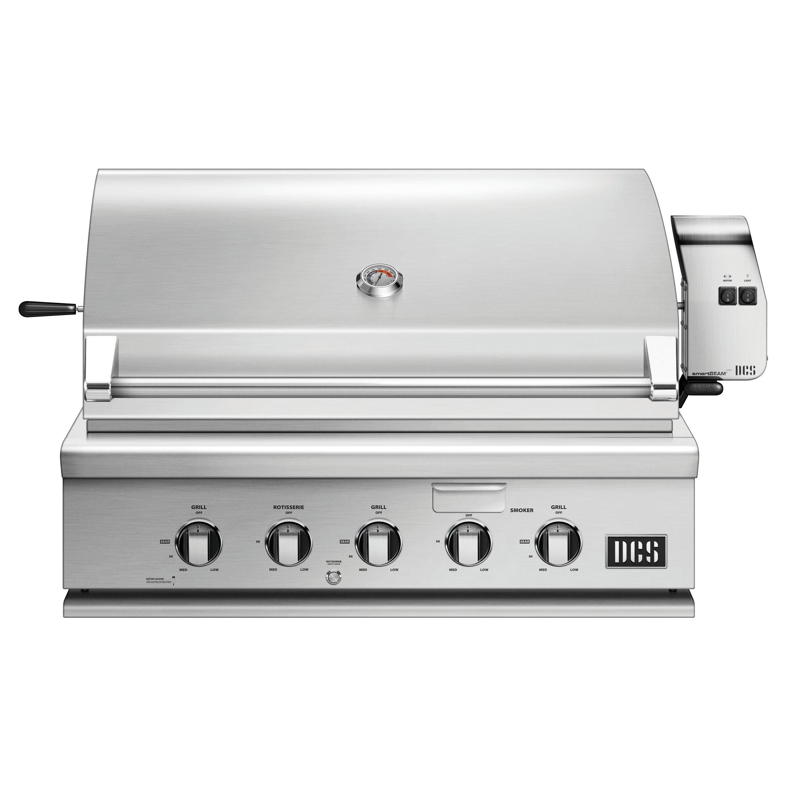  DCS Series 7 36in Built-in Gas Grill with Rotisserie BH1-36R-L IMAGE 1