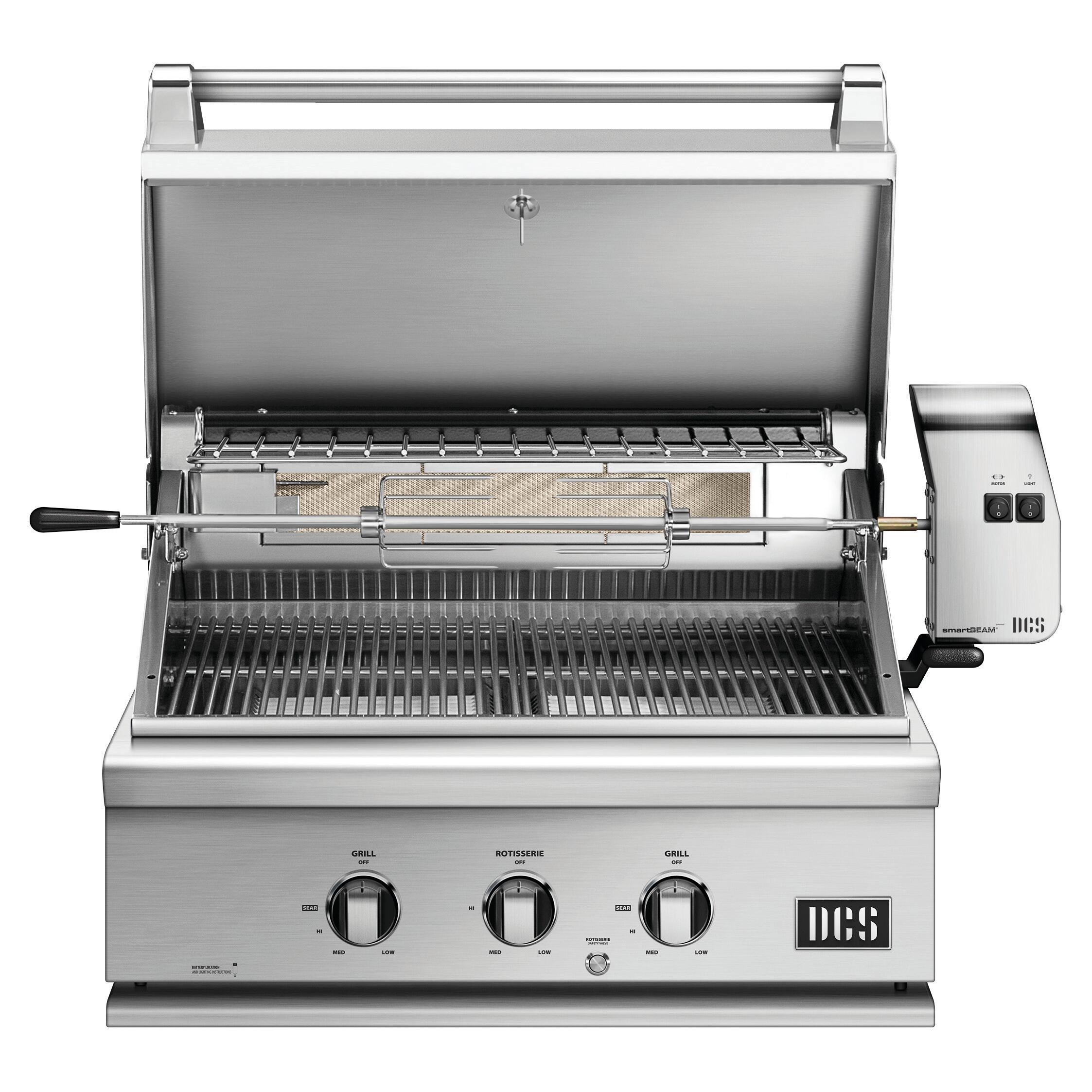  DCS Series 7 30in Built-in Gas Grill with Rotisserie BH1-30R-L IMAGE 2
