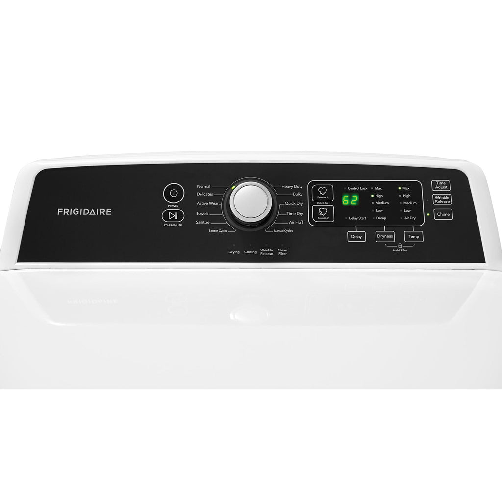  Frigidaire 6.7 cu.ft. Electric Dryer with 10 Dry Cycles FFRE4120SW IMAGE 5