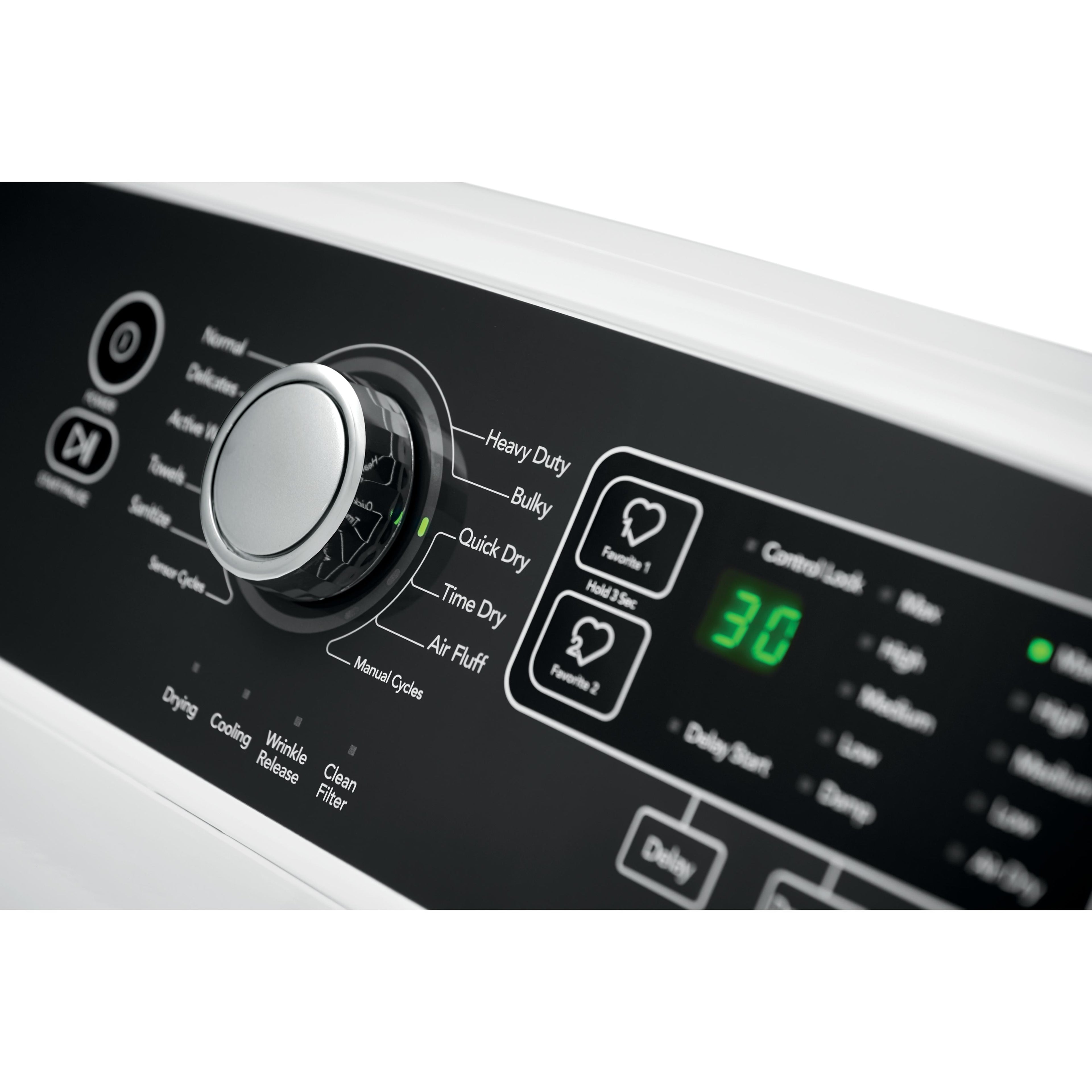  Frigidaire 6.7 cu. ft. Gas Dryer with 10 Dry Cycles FFRG4120SW IMAGE 5
