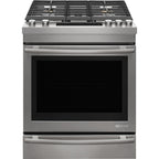  JennAir 30-inch Slide-In Dual-Fuel Range with DuraFinish™ Protection JDS1450FS IMAGE 1
