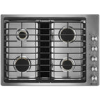  JennAir 30-inch Built-In Gas Cooktop with Downdraft Ventilation System JGD3430GS IMAGE 1