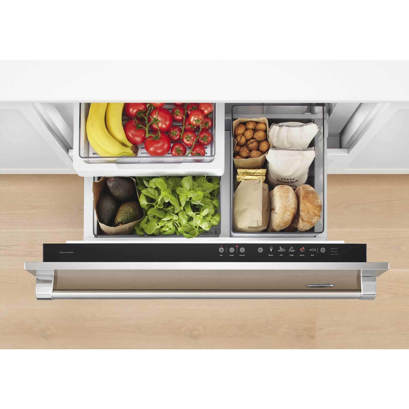 Fisher & Paykel 36-inch 3.1 cu.ft. Built-In Drawer Refrigarator with ActiveSmart™ Technology RB36S25MKIW + RB90/36S IMAGE 2