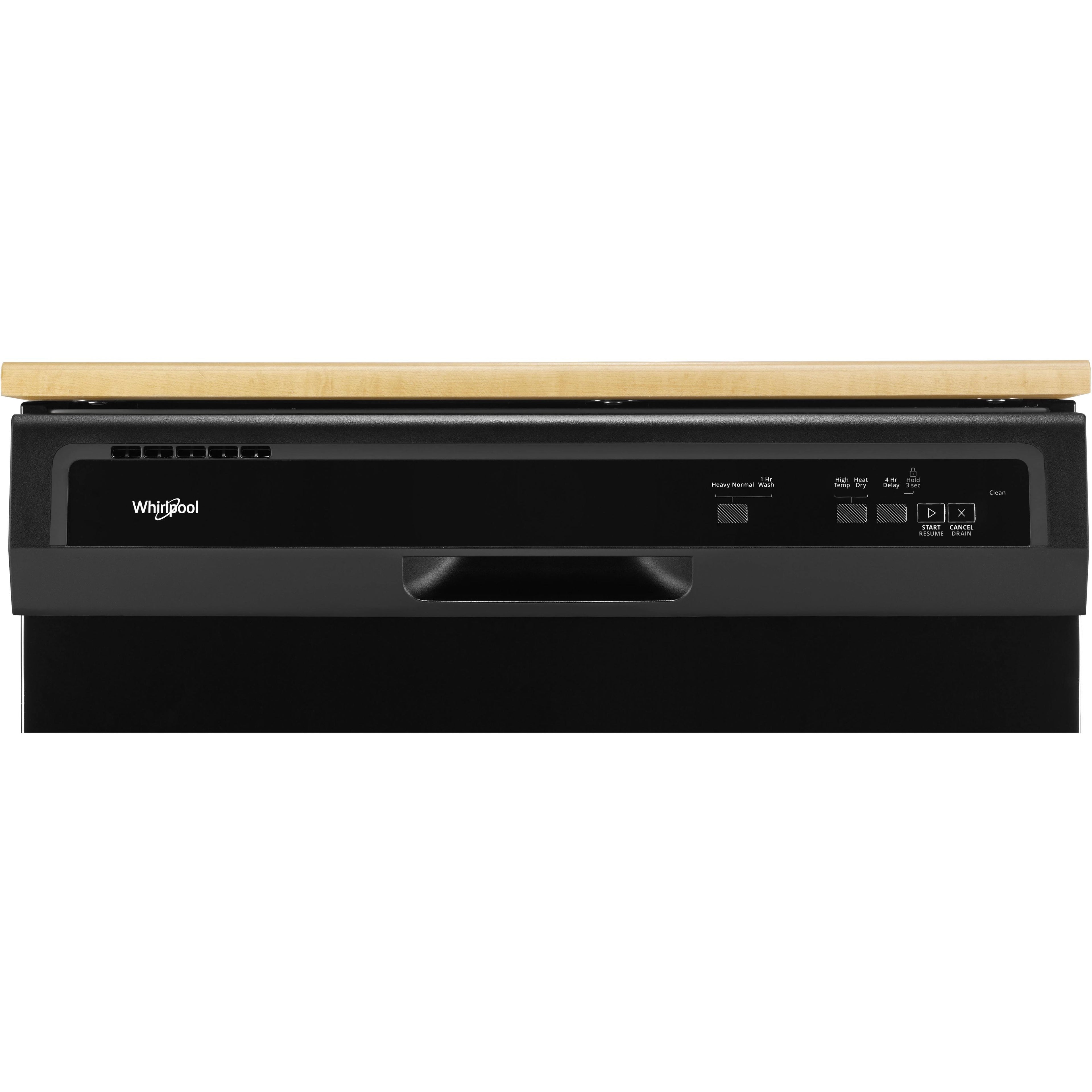  Whirlpool 24-Inch Portable Dishwasher WDP370PAHB IMAGE 2